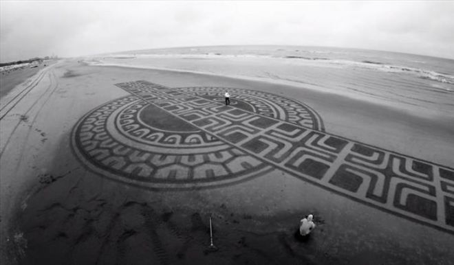 Most Beautiful Sand Art On The Beach