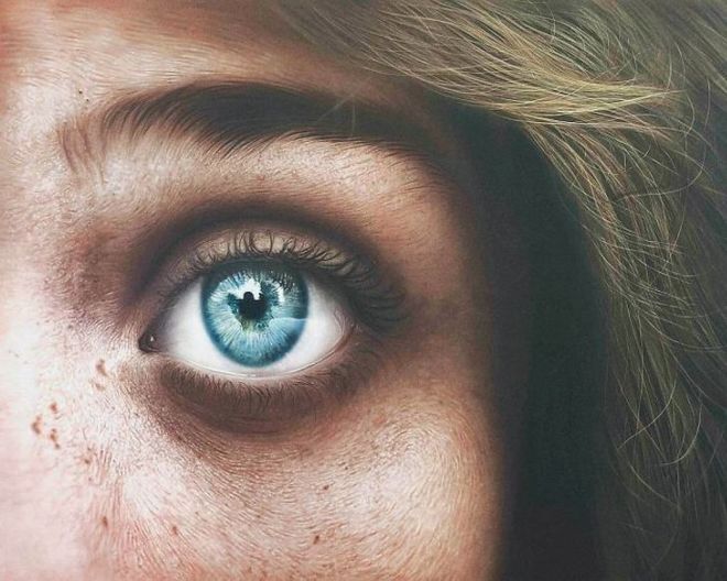 Fantastic Realistic Human Paintings By Kamalky Laureano