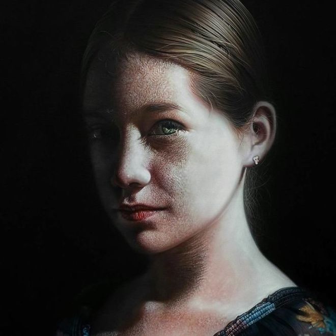 Fantastic Realistic Human Paintings By Kamalky Laureano