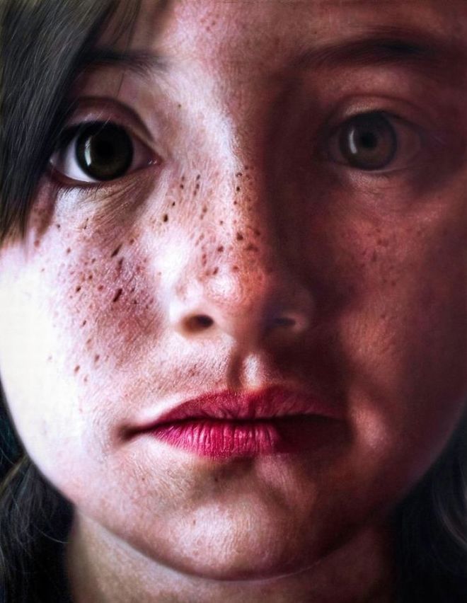 Fantastic Realistic Human Paintings By Kamalky Laureano