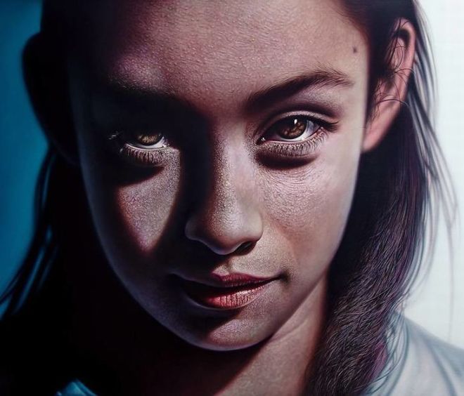 Fantastic Realistic Human Paintings By Kamalky Laureano