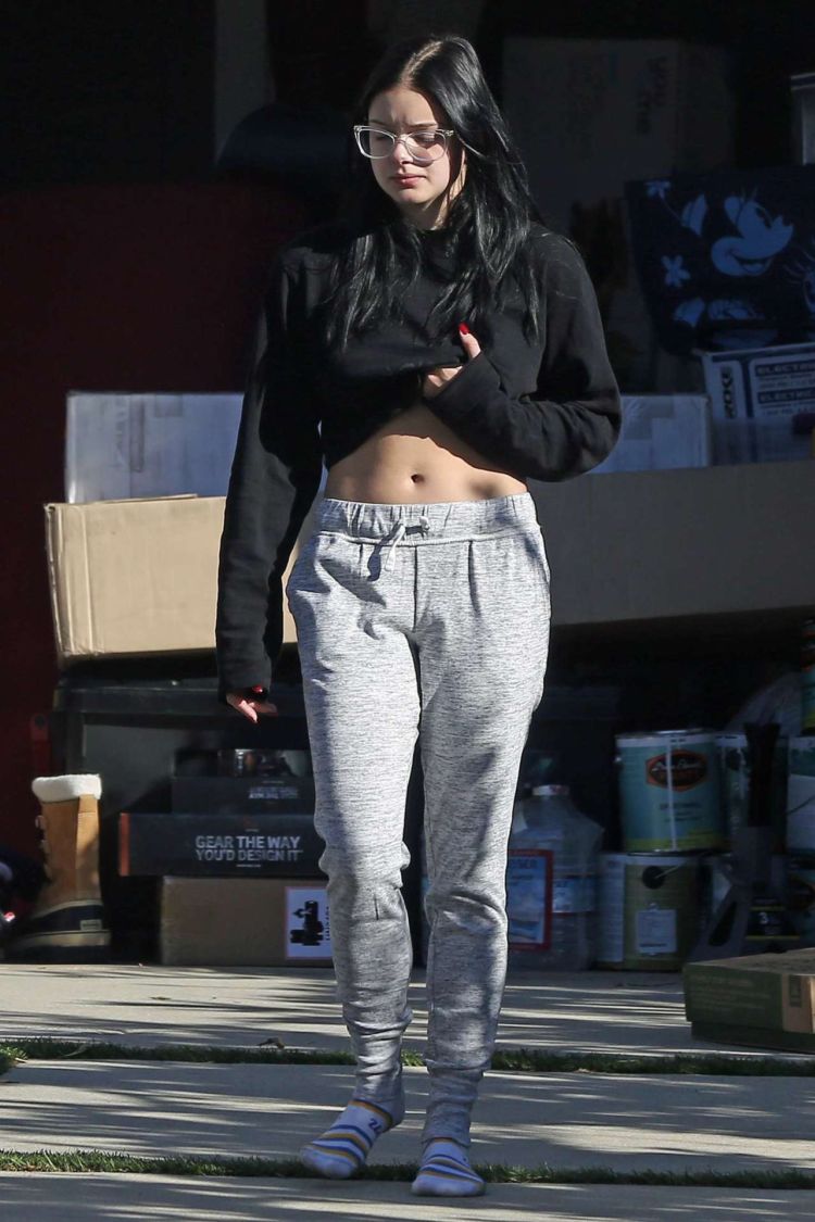 Ariel Winter Candids While Returning Home In Los Angeles