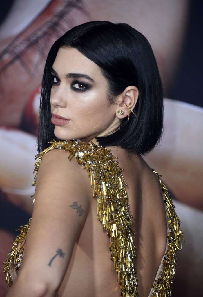 Dua Lipa Glams Up The Premiere Of 'Alita: Battle Angel' In LA