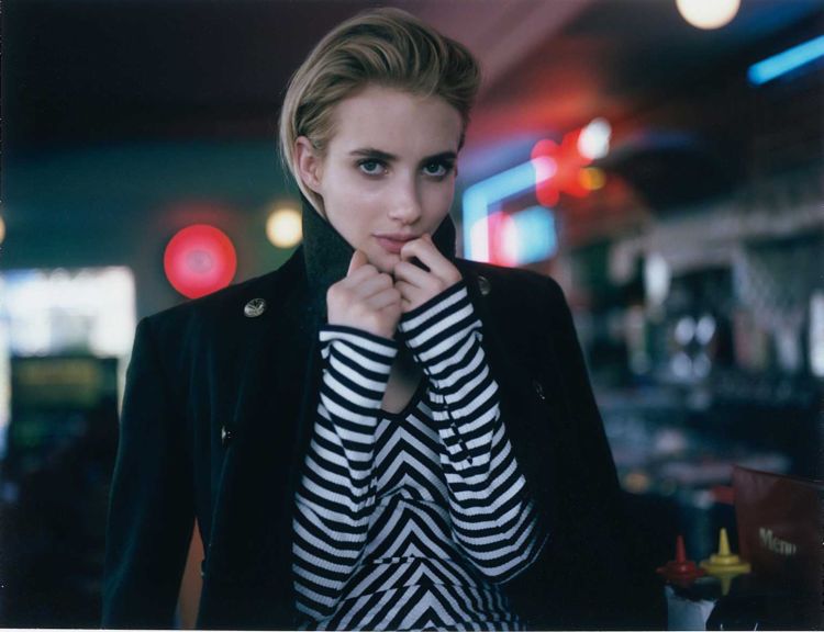 Emma Roberts Poses For Rag & Bone Time Of Day Classic Shoot 2018