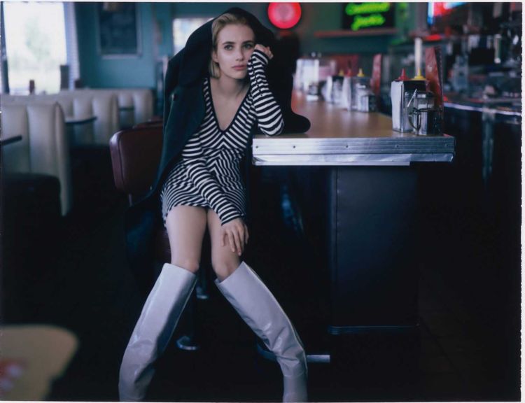 Emma Roberts Poses For Rag & Bone Time Of Day Classic Shoot 2018