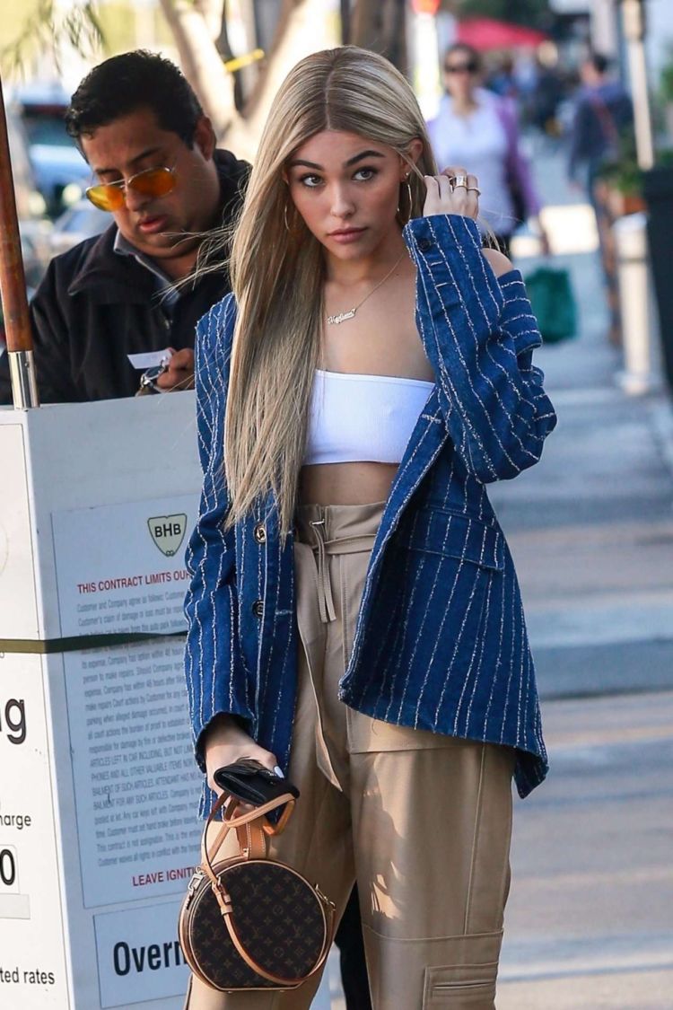 Madison Beer Candids Outside Cafe Gratitude In Los Angeles