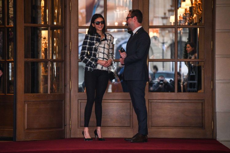 Pretty Nina Dobrev Leaving Ritz Hotel In Paris