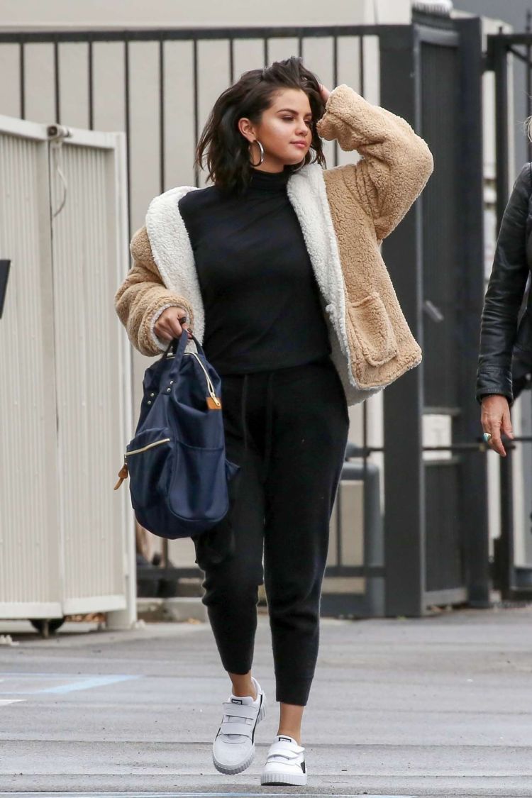 Selena Gomez Spotted Outside A Studio In Los Angeles