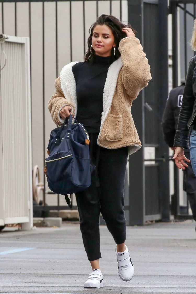 Selena Gomez Spotted Outside A Studio In Los Angeles