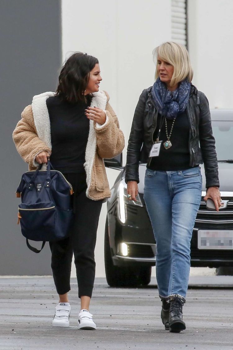 Selena Gomez Spotted Outside A Studio In Los Angeles