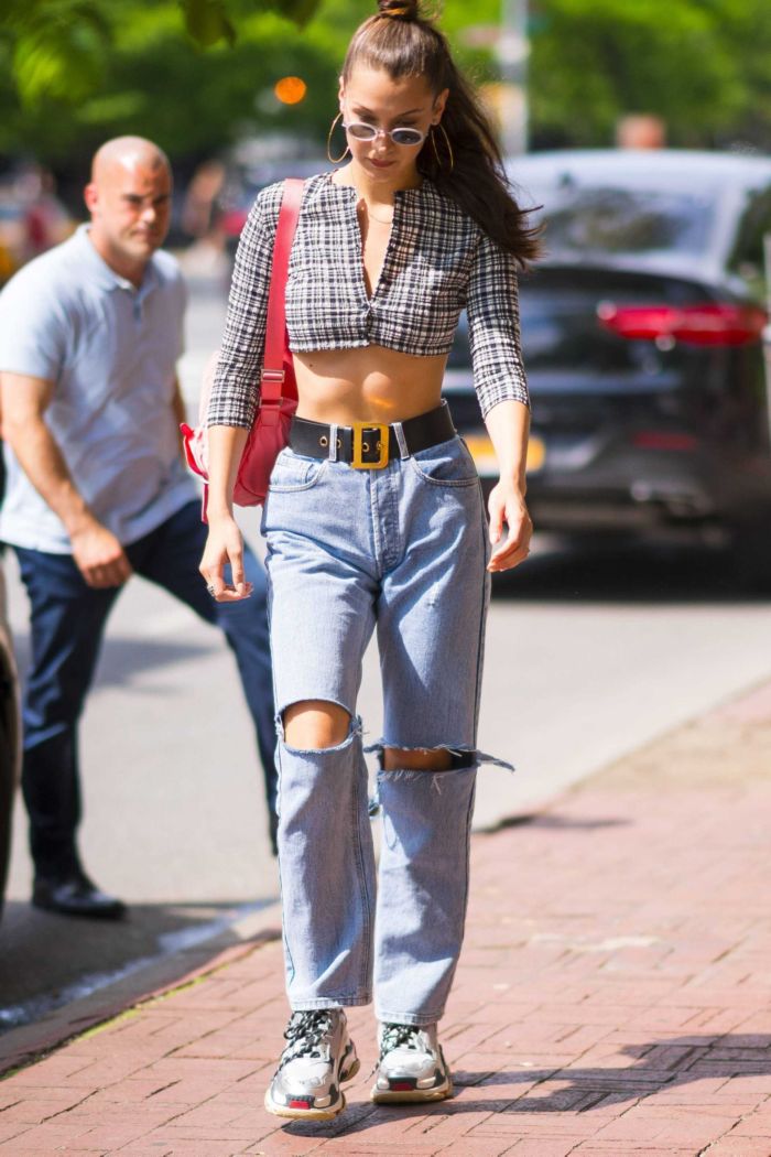 Bella Hadid Shopping Candids At Bar Pitti In New York