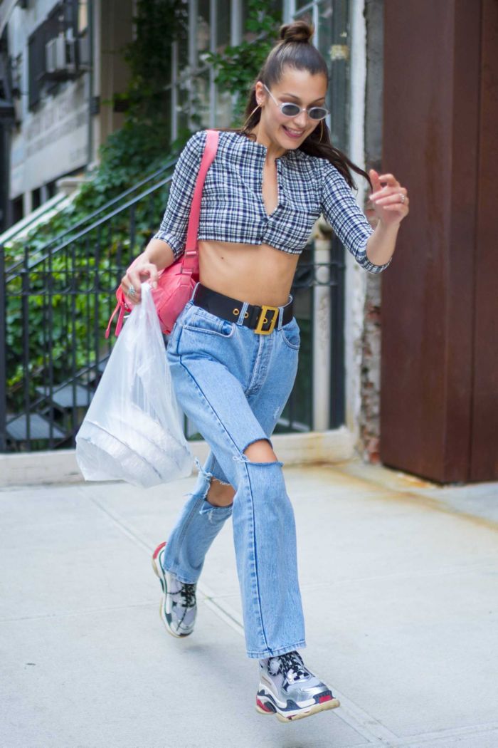 Bella Hadid Shopping Candids At Bar Pitti In New York