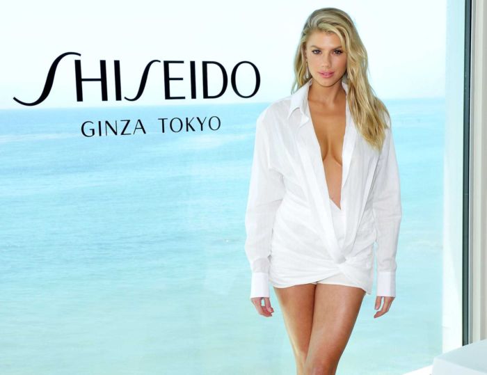 Gorgeous Charlotte McKinney At J Beauty Leader Shiseido