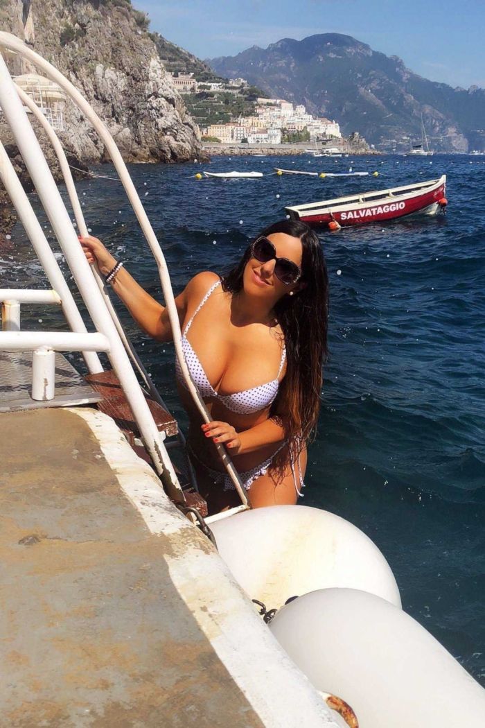 Claudia Romani Poses For A Perfect Bikini Shoot In Amalfi