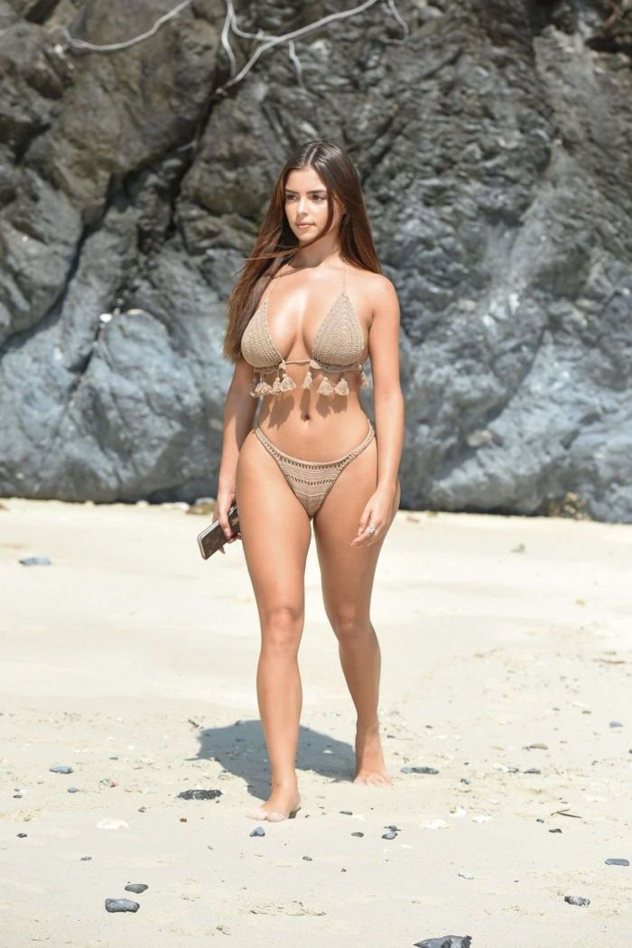 Demi Rose Mawby On A Vacation At A Beach In Phuket