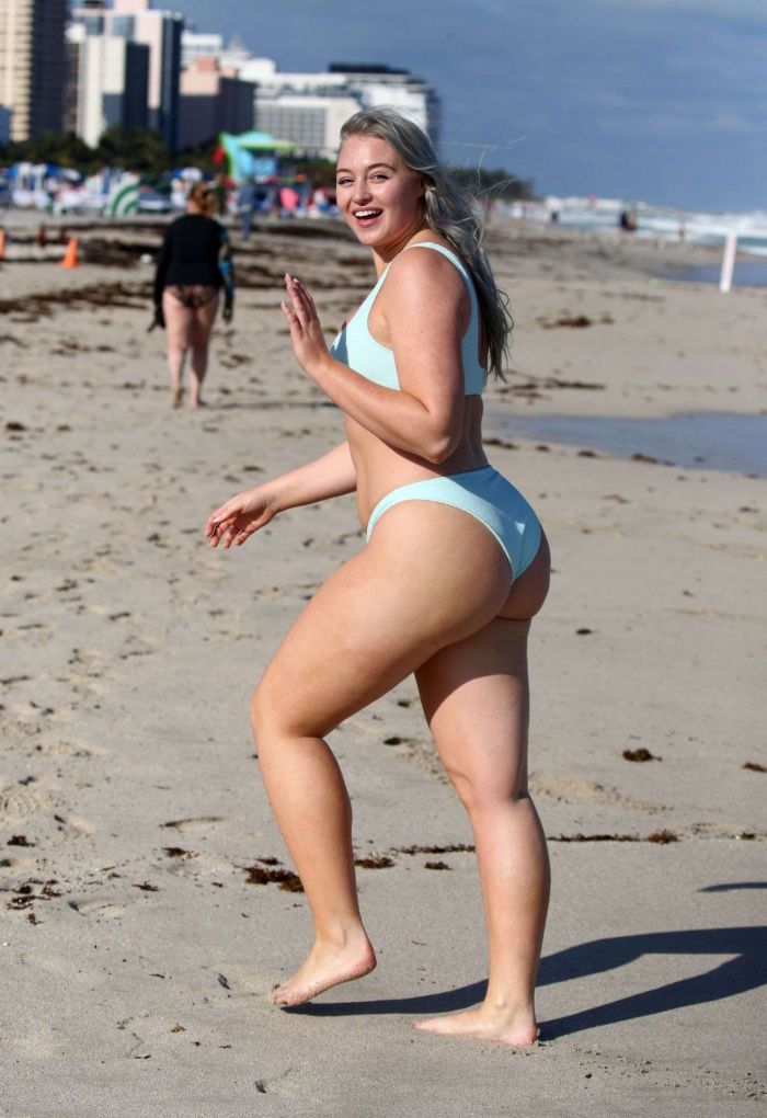 Iskra Lawrence On A Bikini Vacation At Miami Beach
