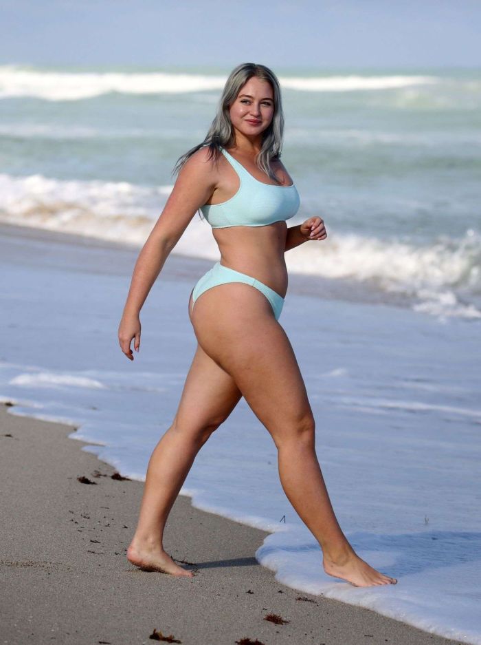 Iskra Lawrence On A Bikini Vacation At Miami Beach