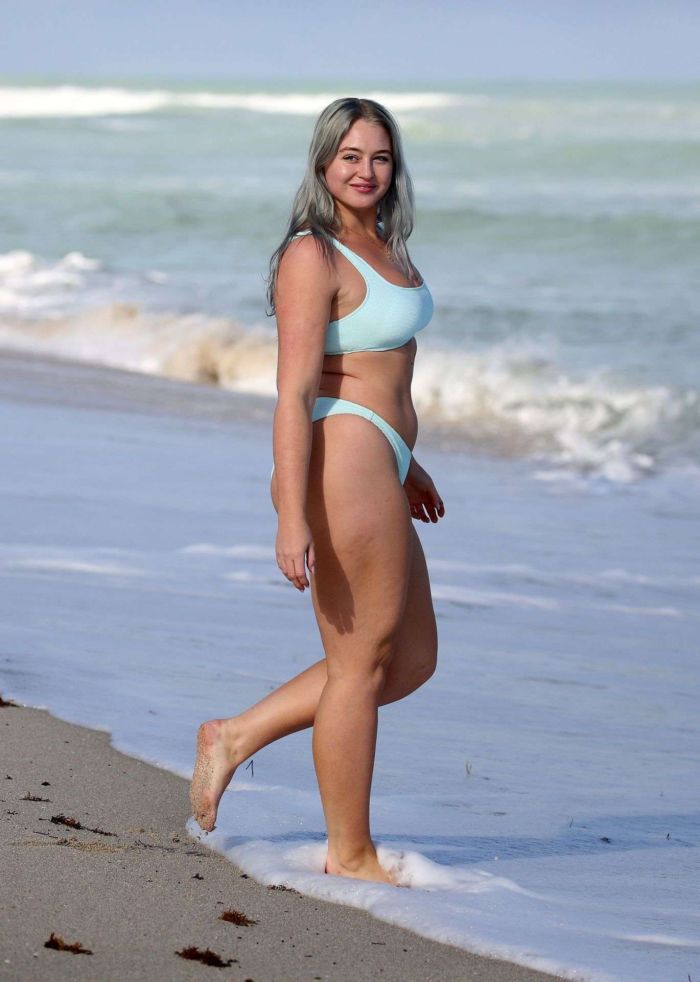 Iskra Lawrence On A Bikini Vacation At Miami Beach