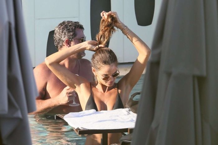 Izabel Goulart In Bikini At The Pool In Rio De Janeiro