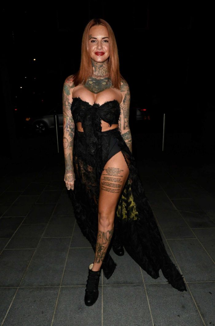 Tattooed Jemma Lucy Arrives At 20 Stories In Manchester