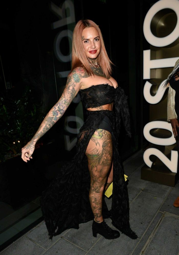 Tattooed Jemma Lucy Arrives At 20 Stories In Manchester
