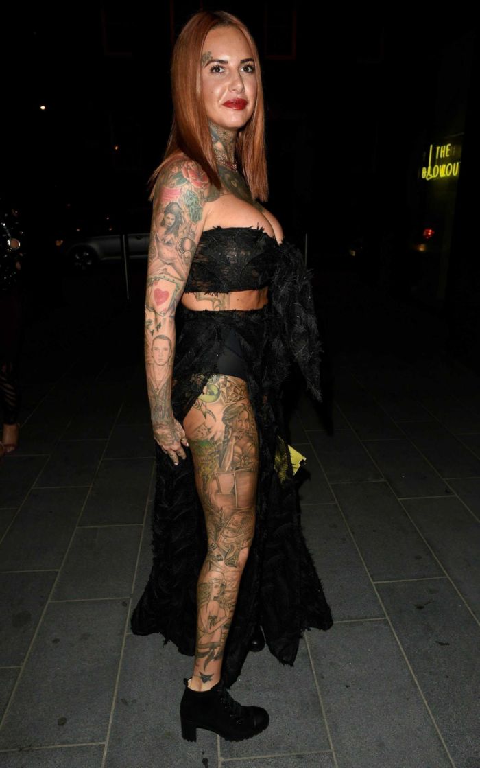 Tattooed Jemma Lucy Arrives At 20 Stories In Manchester