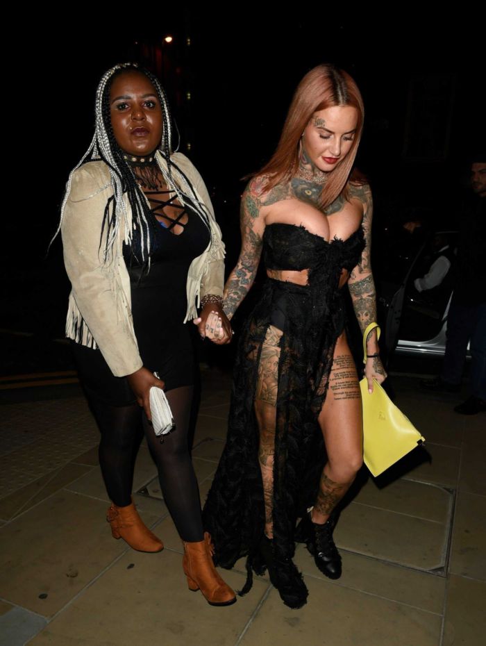 Tattooed Jemma Lucy Arrives At 20 Stories In Manchester