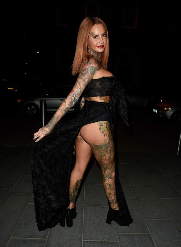 Tattooed Jemma Lucy Arrives At 20 Stories In Manchester
