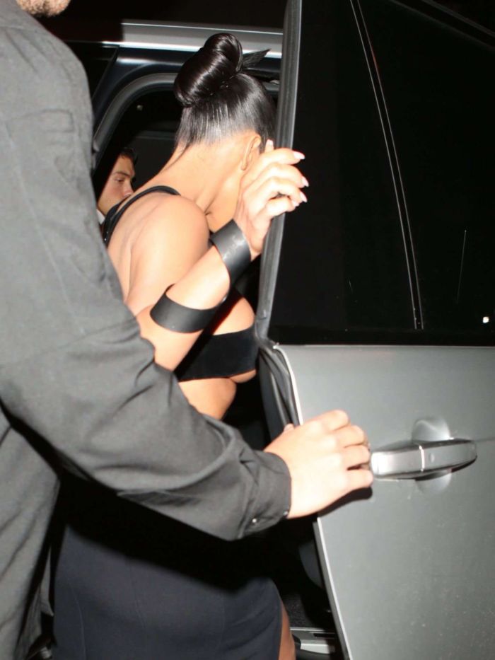 Kim Kardashian Arrives At 5th Annual Hollywood Beauty Awards
