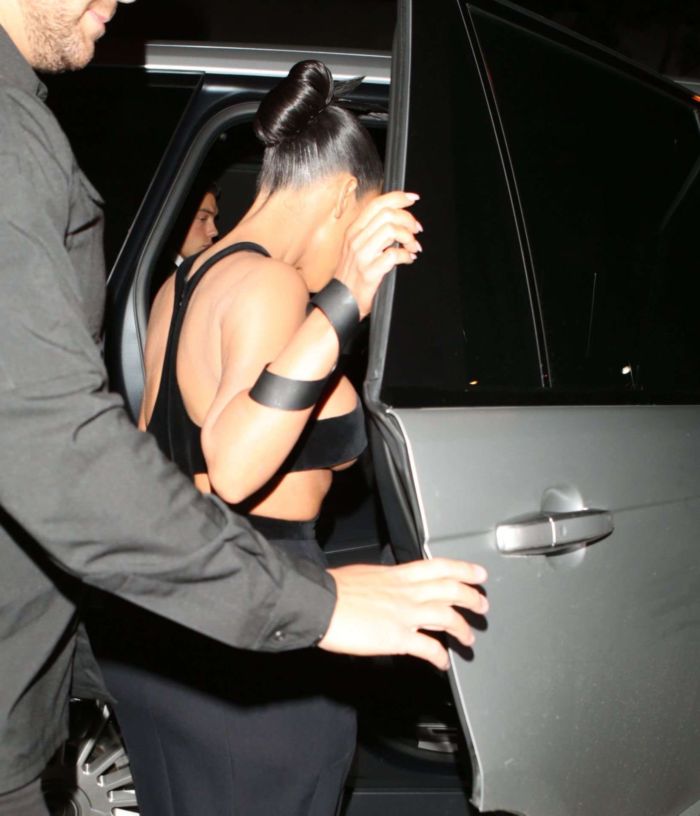 Kim Kardashian Arrives At 5th Annual Hollywood Beauty Awards