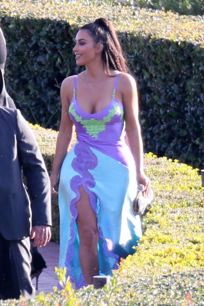 Kim Kardashian Candids Out In Newport Beach