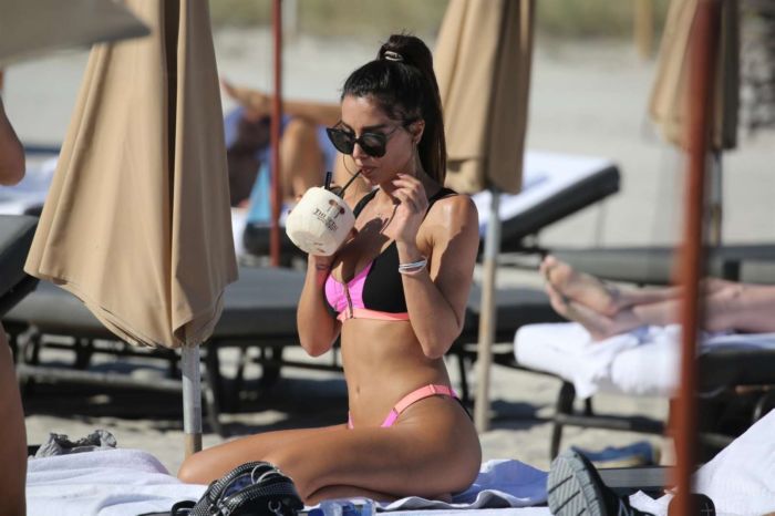 Metisha Schaefer Enjoys Her Bikini Vacation At Miami Beach