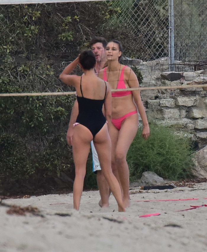 Nina Dobrev Playing Beach Volleyball In Malibu