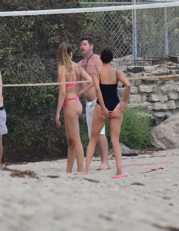 Nina Dobrev Playing Beach Volleyball In Malibu
