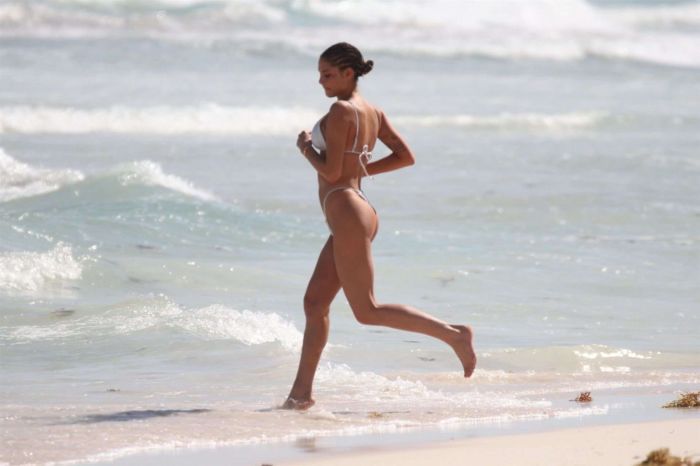 Sahara Ray On A Bikini Vacation On The Beach In Tulum
