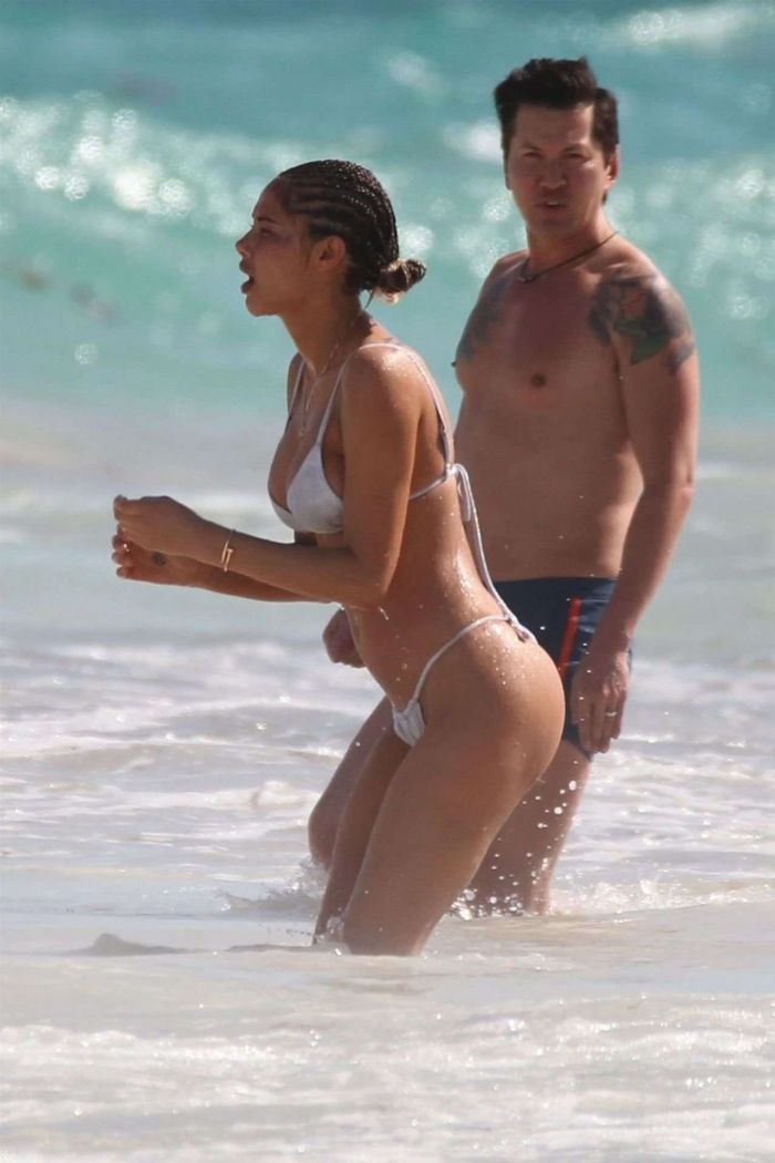 Sahara Ray On A Bikini Vacation On The Beach In Tulum