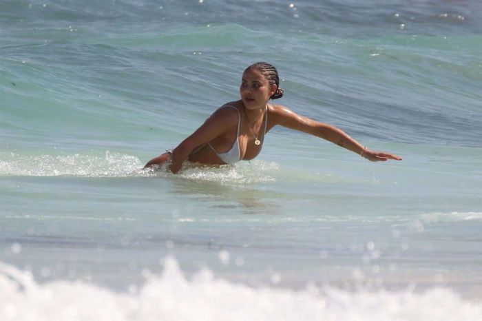 Sahara Ray On A Bikini Vacation On The Beach In Tulum