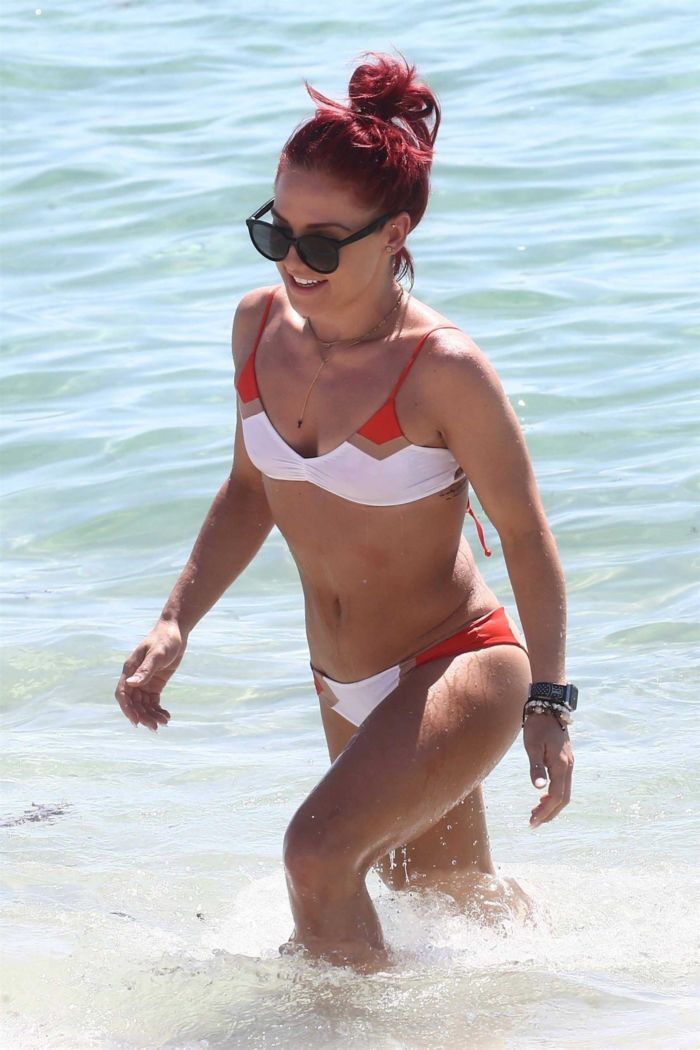 Sharna Burgess On A Bikini Vacation At Miami Beach