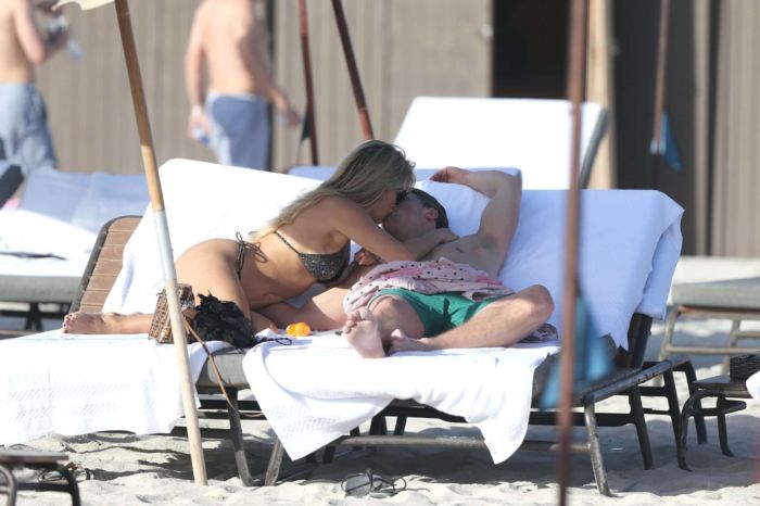 Sylvie Meis On A Bikini Vacation At The Beach In Miami
